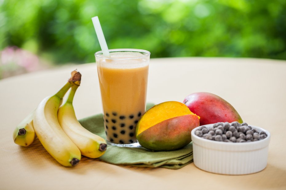 Té con leche y perlas Bubble tea