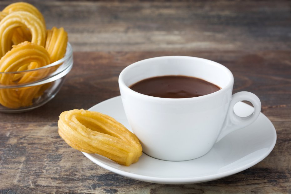 Churros con chocolate