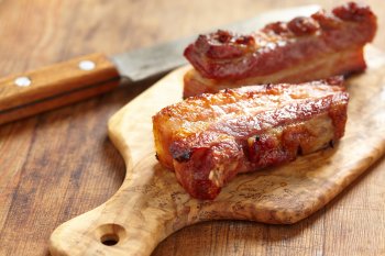 Baked caramel pork belly (Pig Candy)