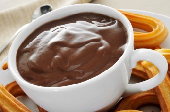 Churros with chocolate