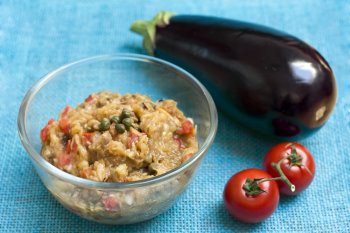 Moroccan eggplant salad