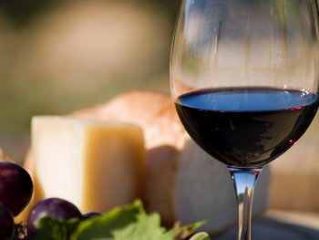 Wines and cheeses