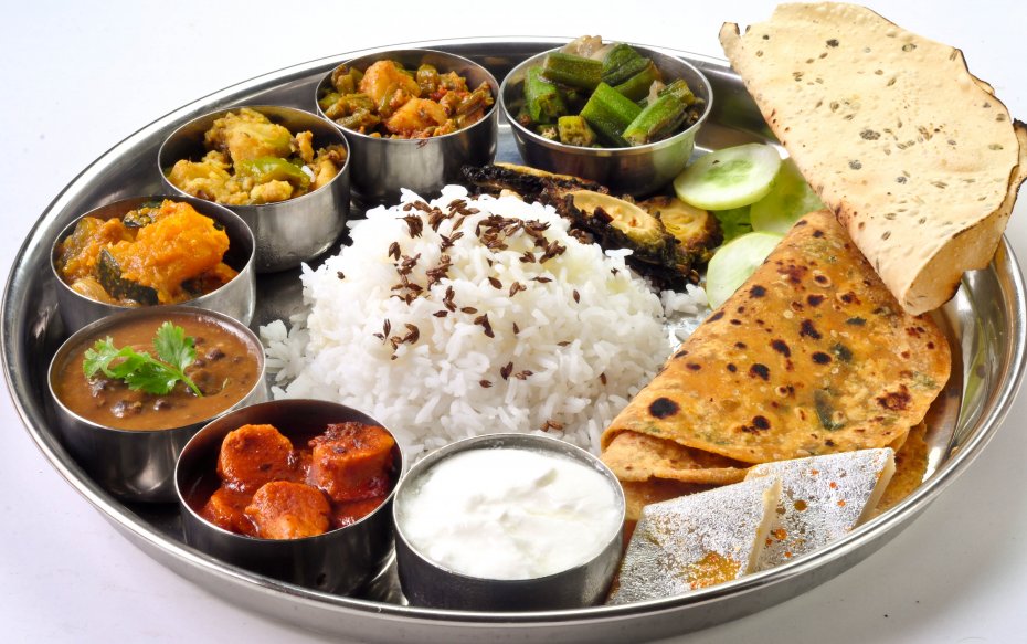 Indian Thali Plate