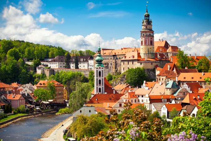 Cesk Krumlov village, Czech Republic