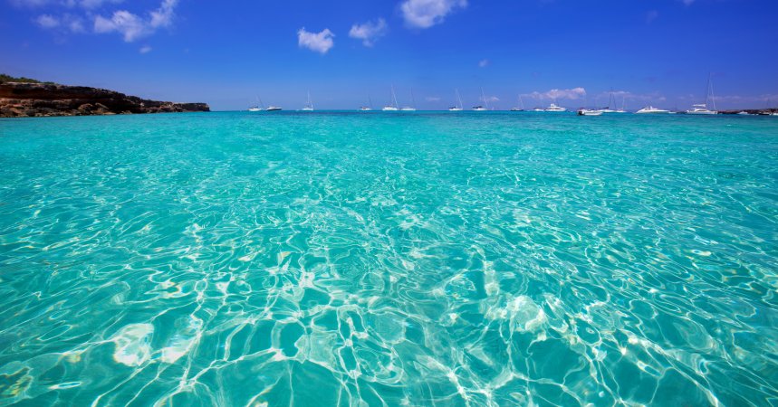 Cala Sanoa, Formentera, Spain