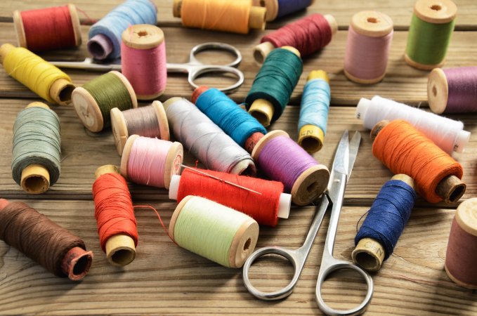 Thread and scissors