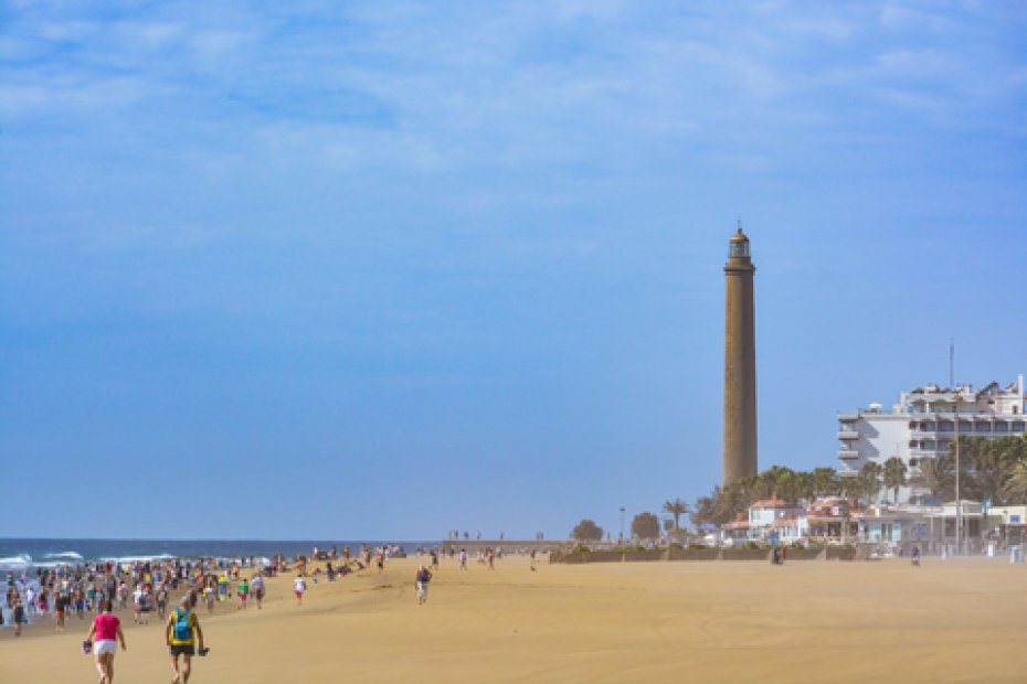 Dunas y faro de Maspalomas