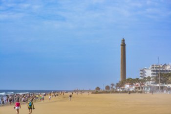 Dunas y faro de Maspalomas