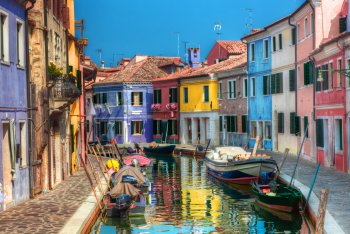 Burano and Murano islands